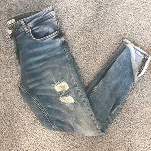 Zara Distressed Denim Jeans